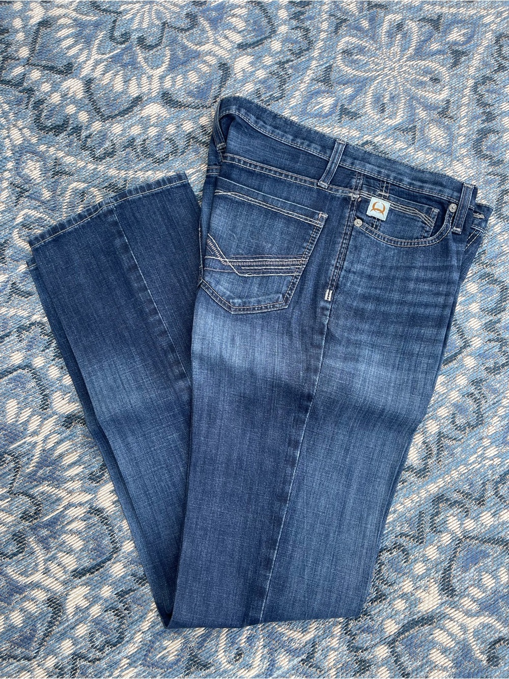 CINCH Men’s Ian Jeans size 34x36.  Already Starched & Ready to Wear!
